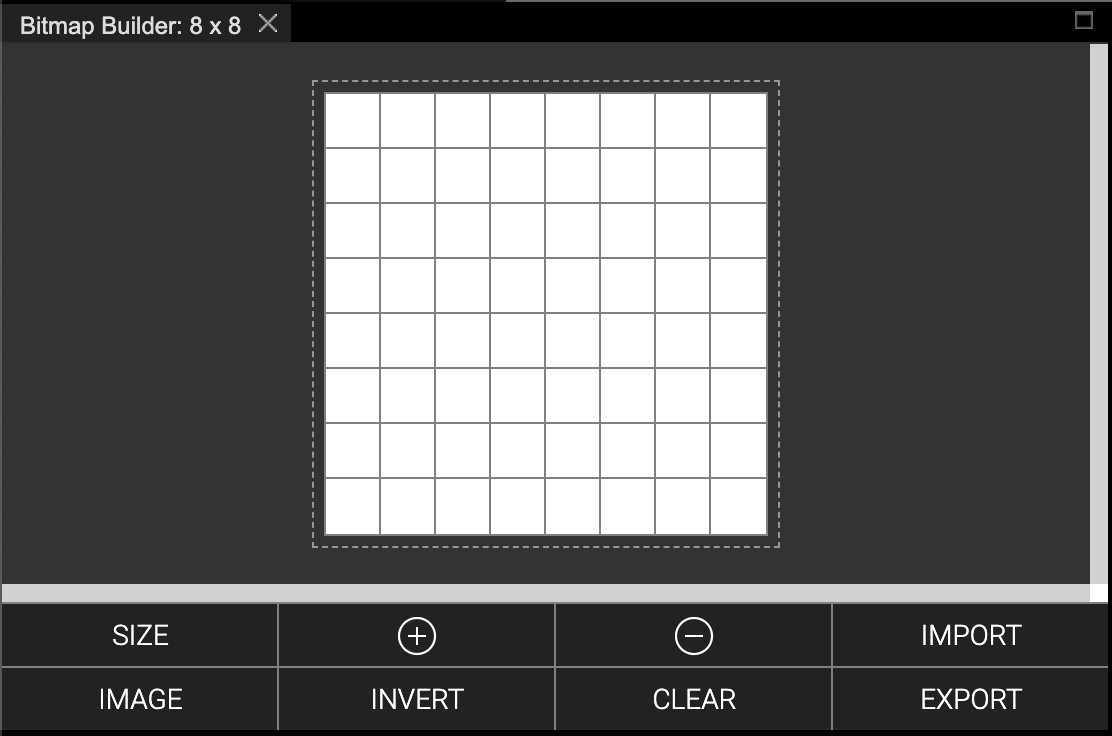 Thumby bitmap builder dark
