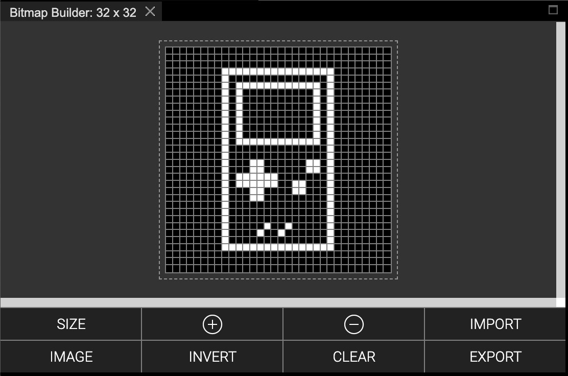 Thumby bitmap builder of thumby dark