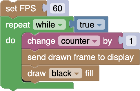 Thumby blockly counted loop blocks