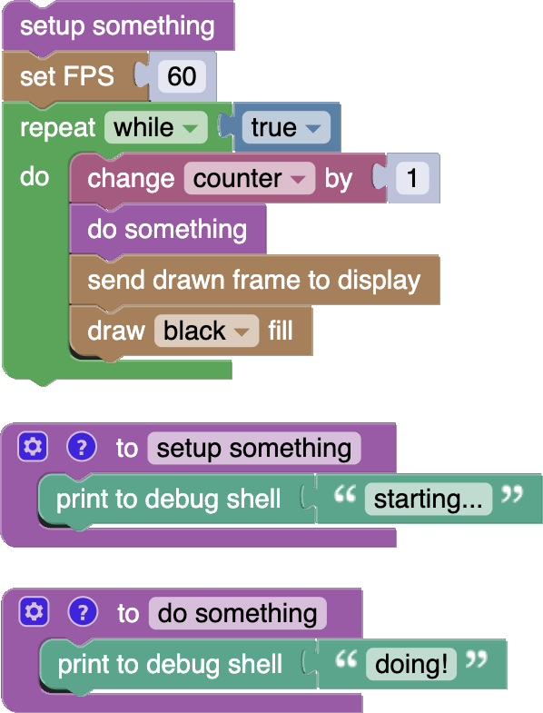 Thumby blockly example function loop blocks