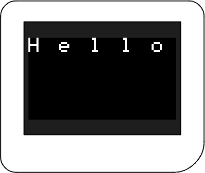Thumby Font Gap Screen