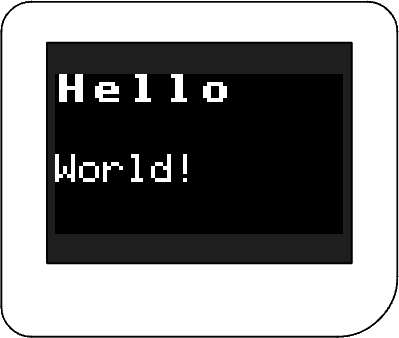 Thumby Font Switch Screen