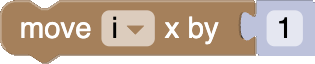 [move x by]