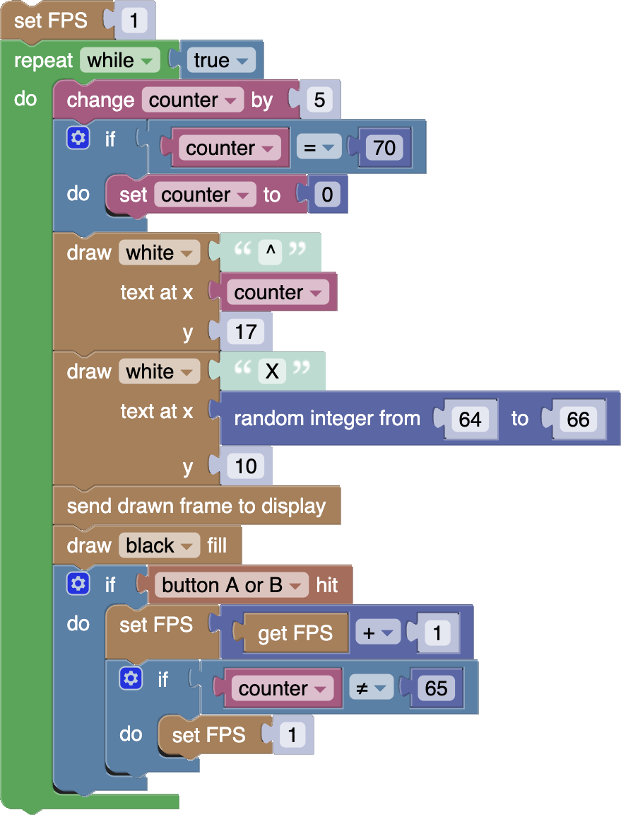 Thumby blockly speed buzzer stage11