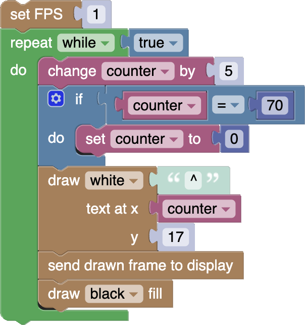 Thumby blockly speed buzzer stage6