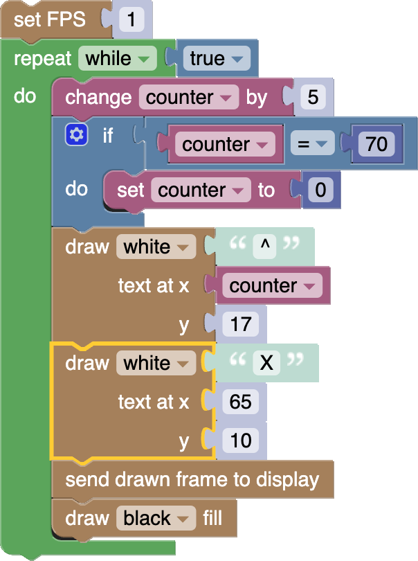 Thumby blockly speed buzzer stage7