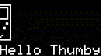 Thumby hello thumby gif