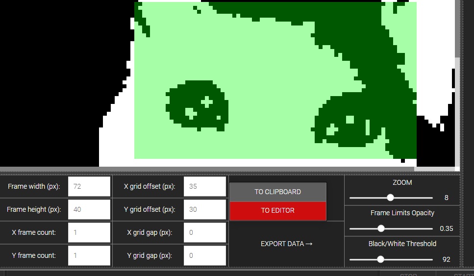 Save Cat meme sprite sheet example